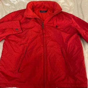 Polo Ralph Lauren red coat w/ reversible hood